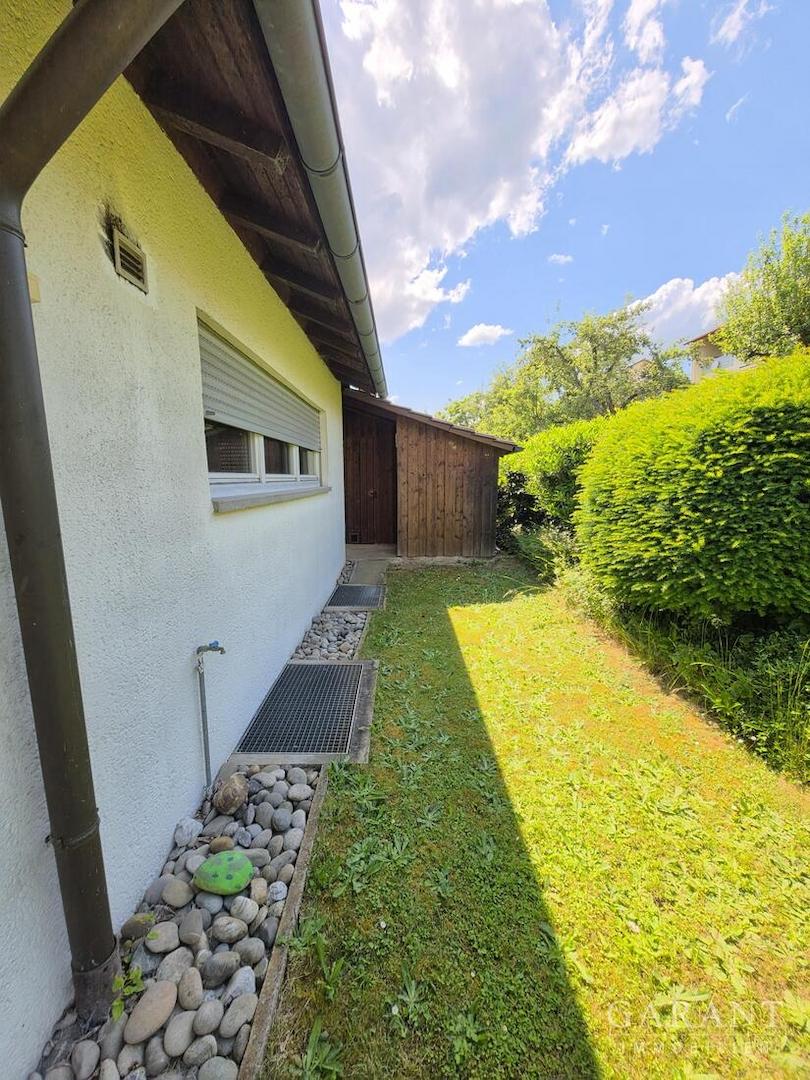 Gartenhaus Rückseite