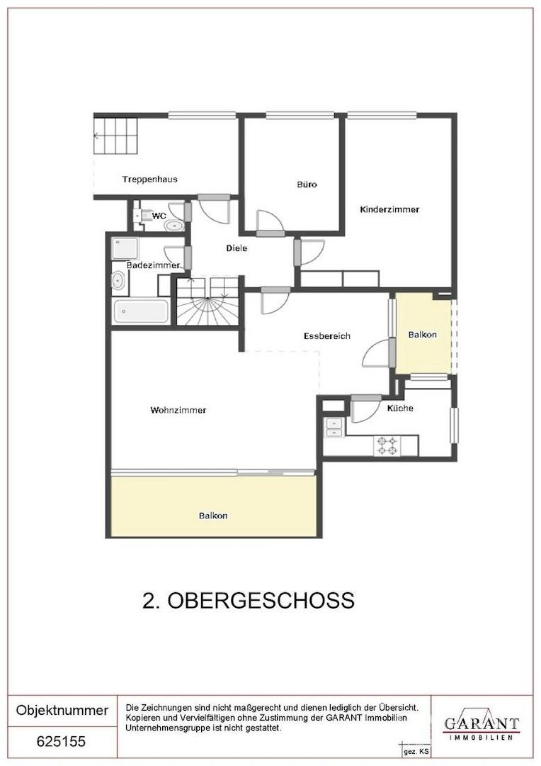 Grundriss Obergeschoss