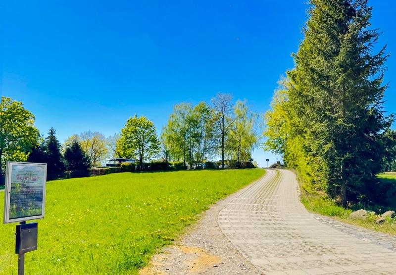 Zufahrt zum Parkplatz