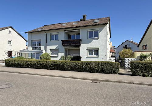 Blick aufs Haus