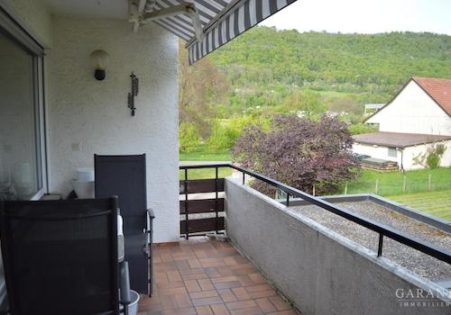 Aussicht vom Balkon