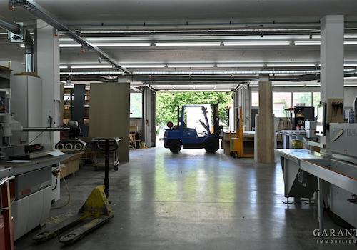 Produktionshalle Werkstatt,.