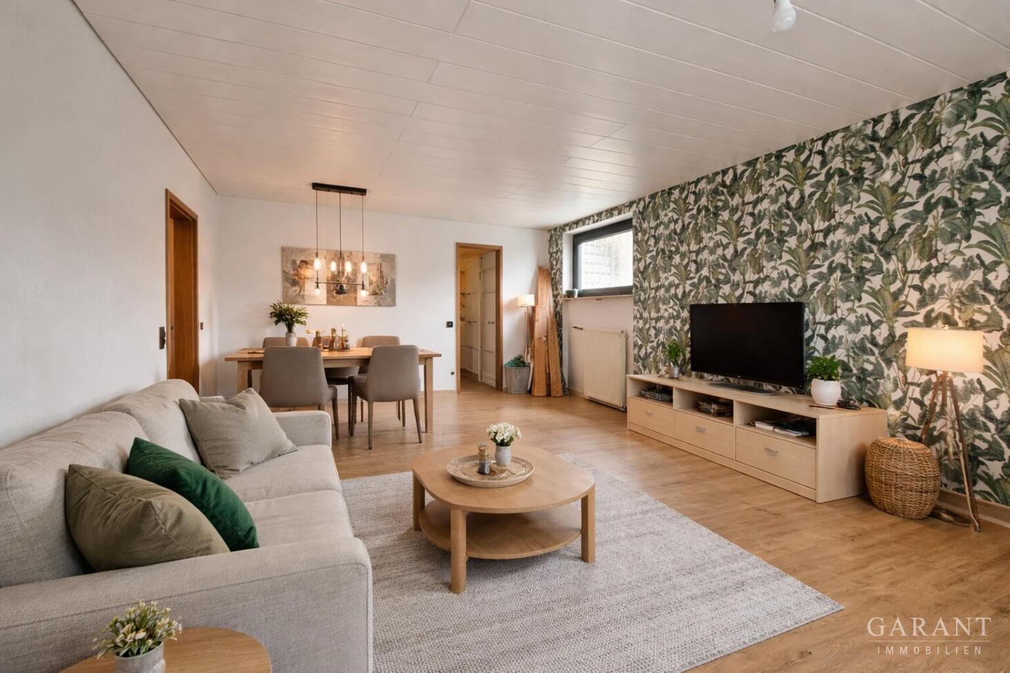 Wohn und Esszimmer KI