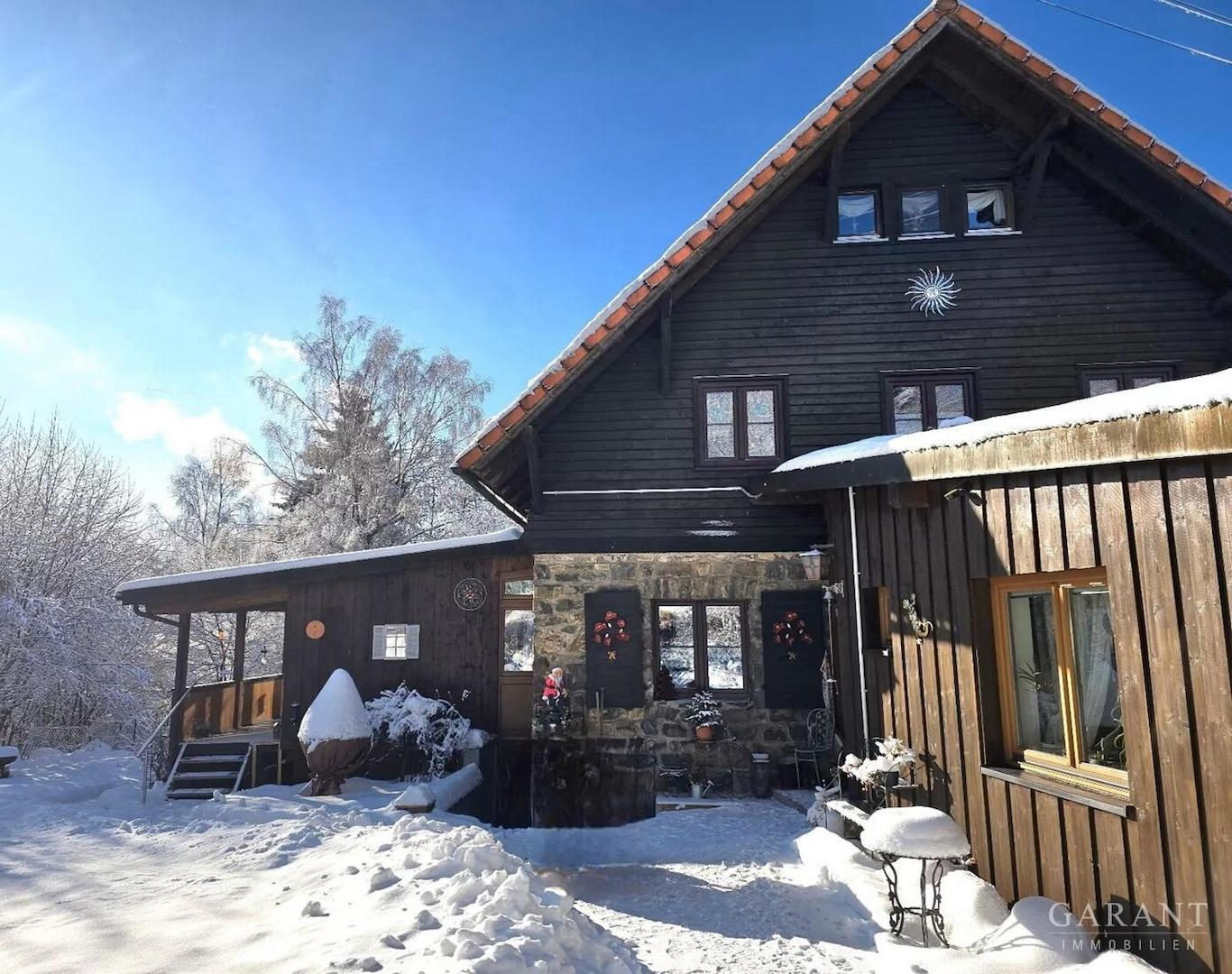 Eingangsbereich Ansicht Winter
