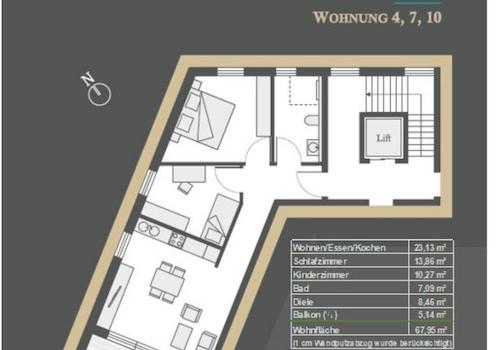 Obergeschoss - Whg. 4-7-10