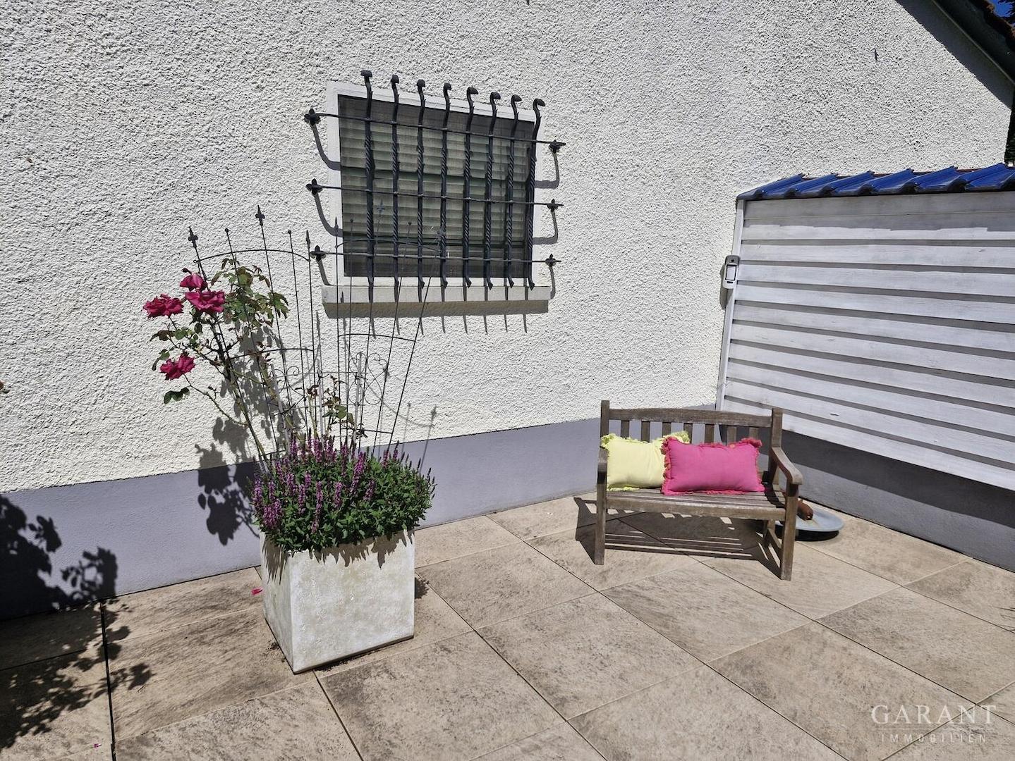 kleine Terrasse