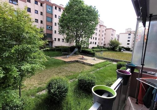 Aussicht vom Balkon