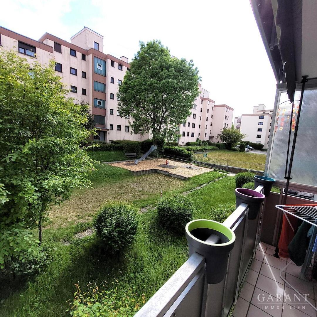 Aussicht vom Balkon