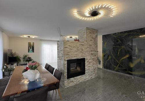 Wohnzimmer Kamin