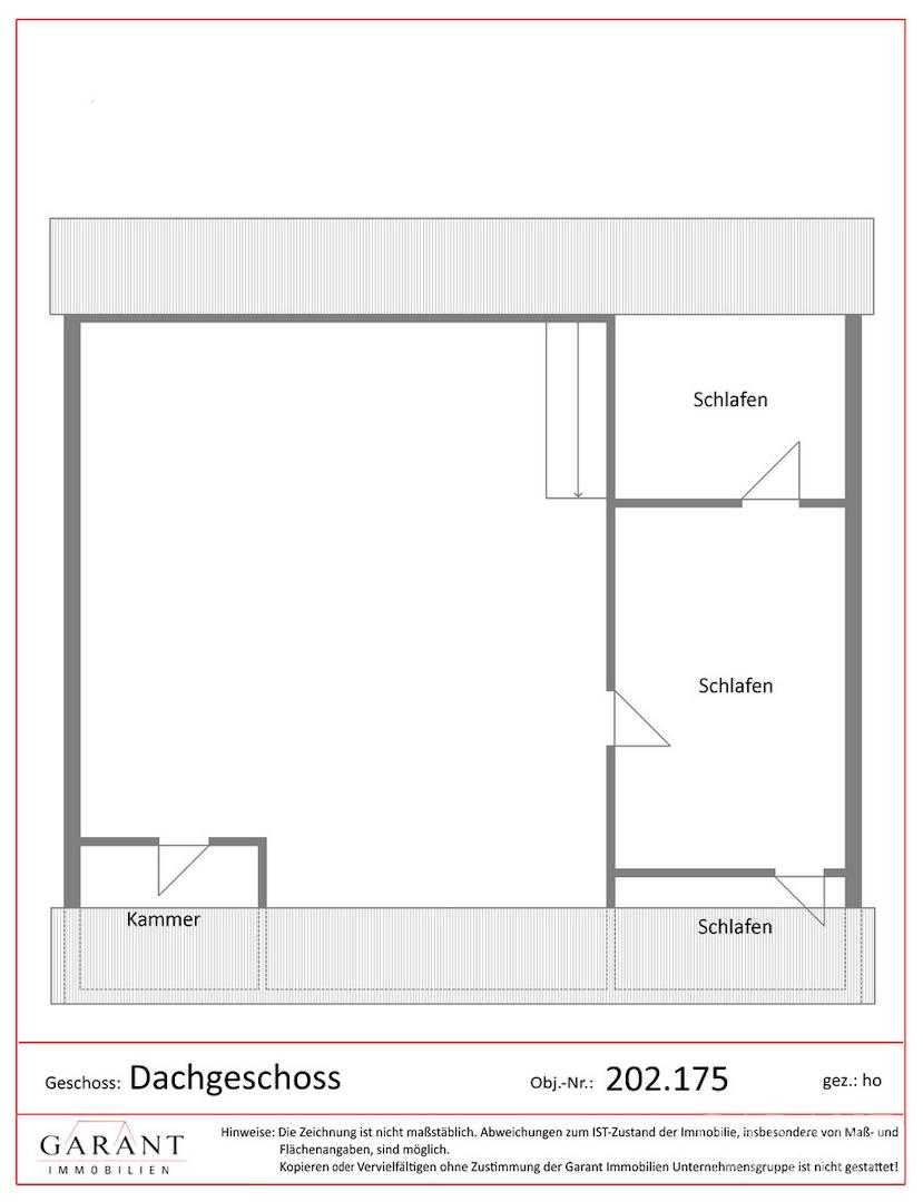 Grundriss Dachgeschoss