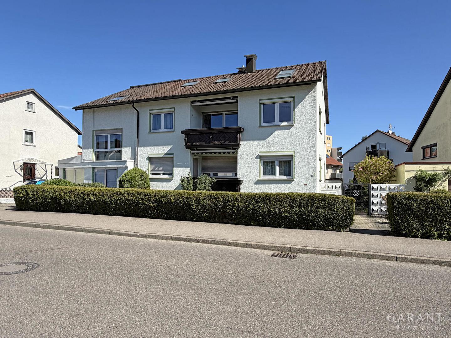 Blick aufs Haus