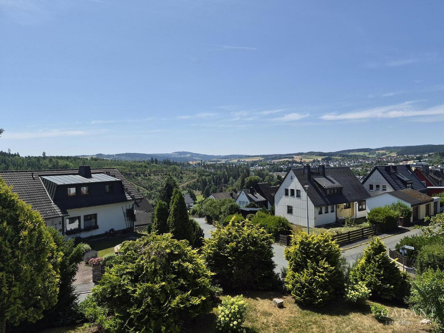 Aussicht vom Balkon