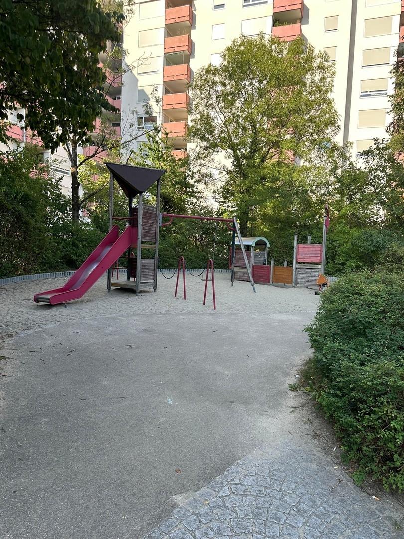 Spielplatz in der Wohnanlage