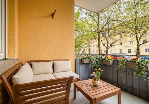 Balkon Visualisierung