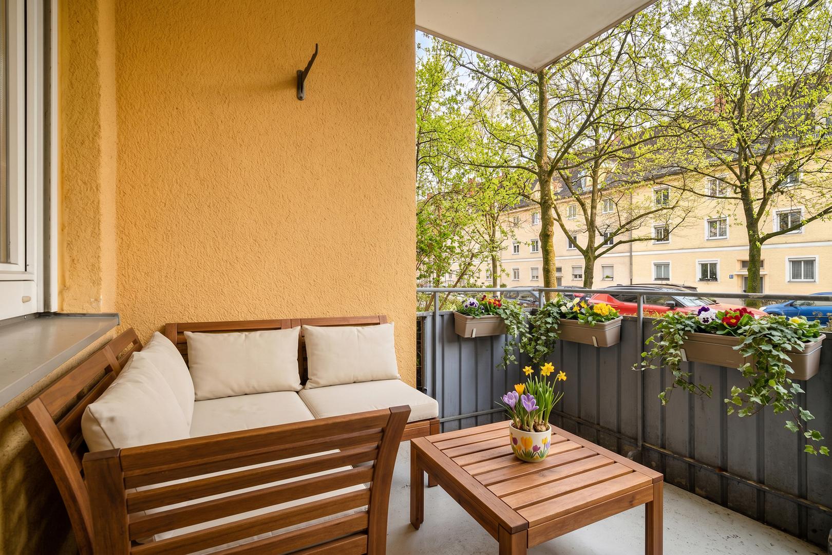 Balkon Visualisierung