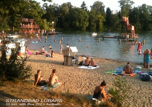 Entfernung: Strandbad Lübars