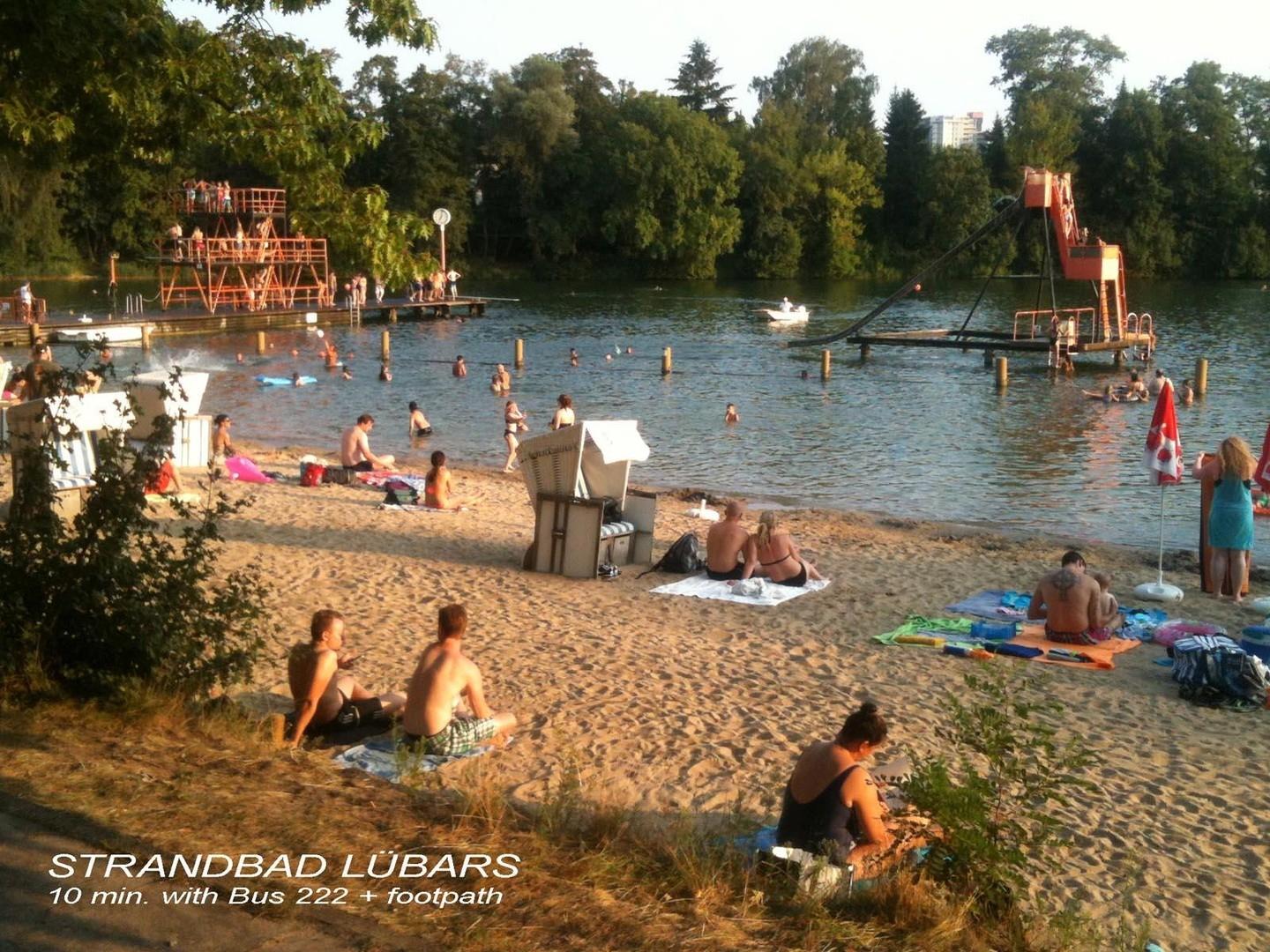 Entfernung: Strandbad Lübars