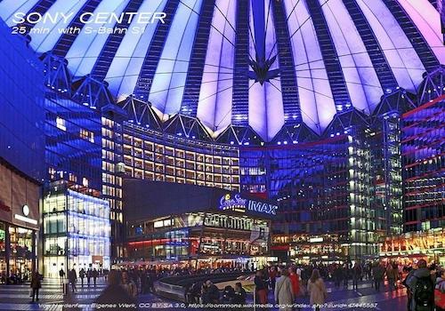 Entfernung: Sony Center