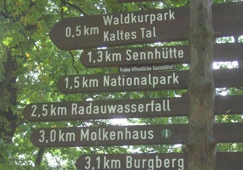 Ein Teil der Wanderangebote