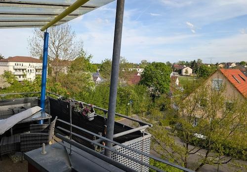 Ausblick vom Balkon