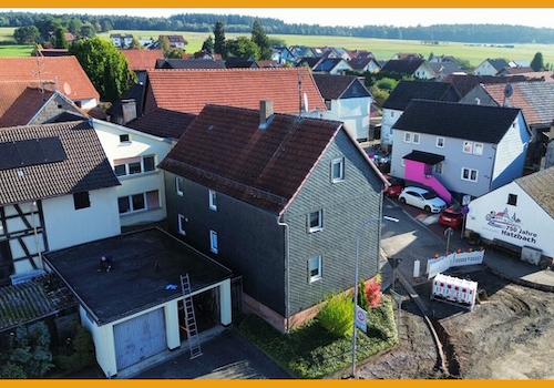 Blick über das Haus