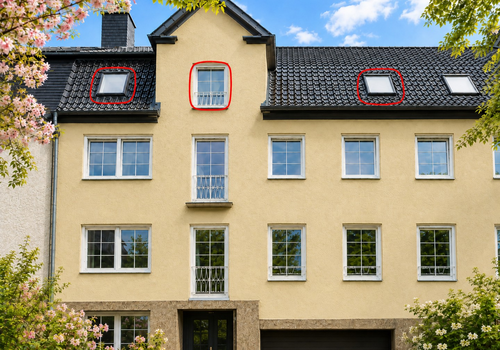 Wohnungslage im Haus