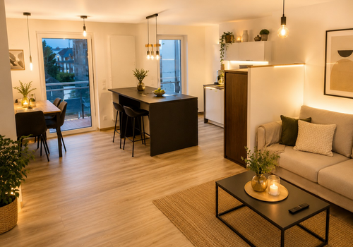 Wohnraum Küchenblick