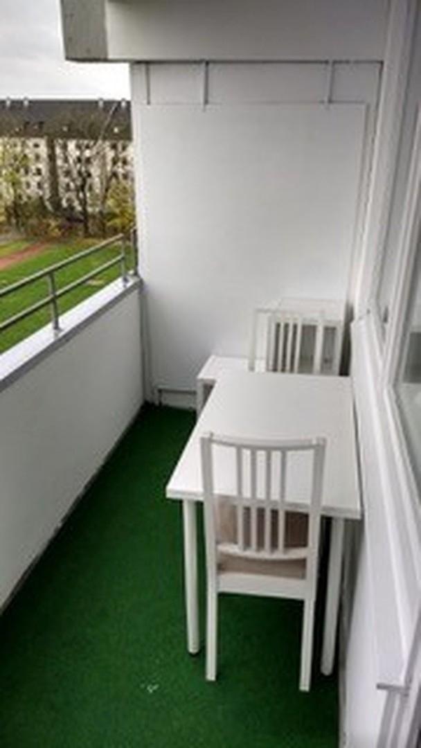Südbalkon sehr ruhig