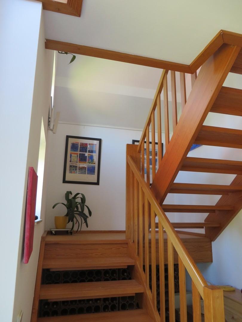 Vollholztreppe zum OG