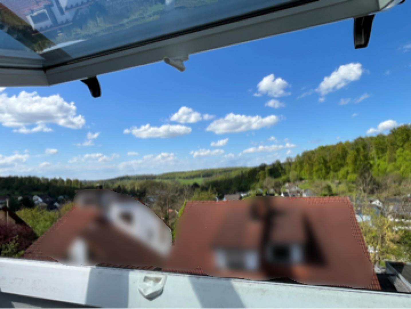 Aussicht vom Dachfenster