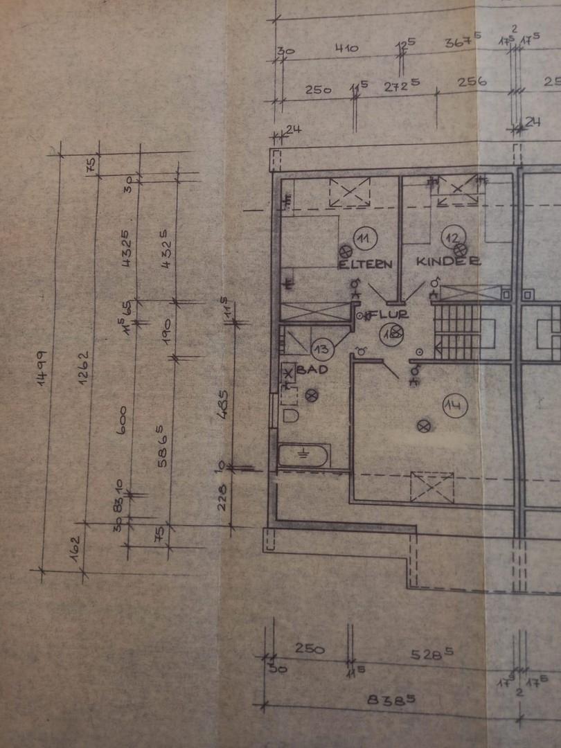 Lageplan Obergeschoß