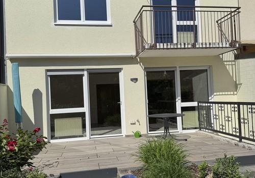 Rückseite des Hauses