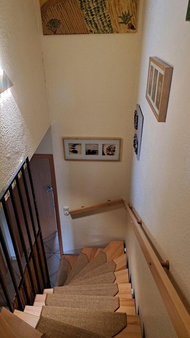 Treppe zum 2. OG