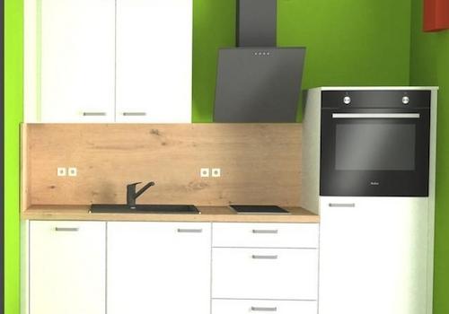 Plan. Küche (Wand bleibt weiß)