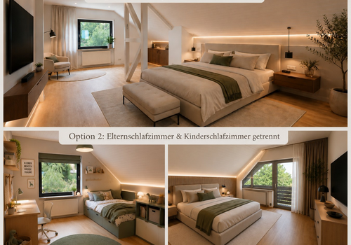 Schlafzimmer  KI-generiert