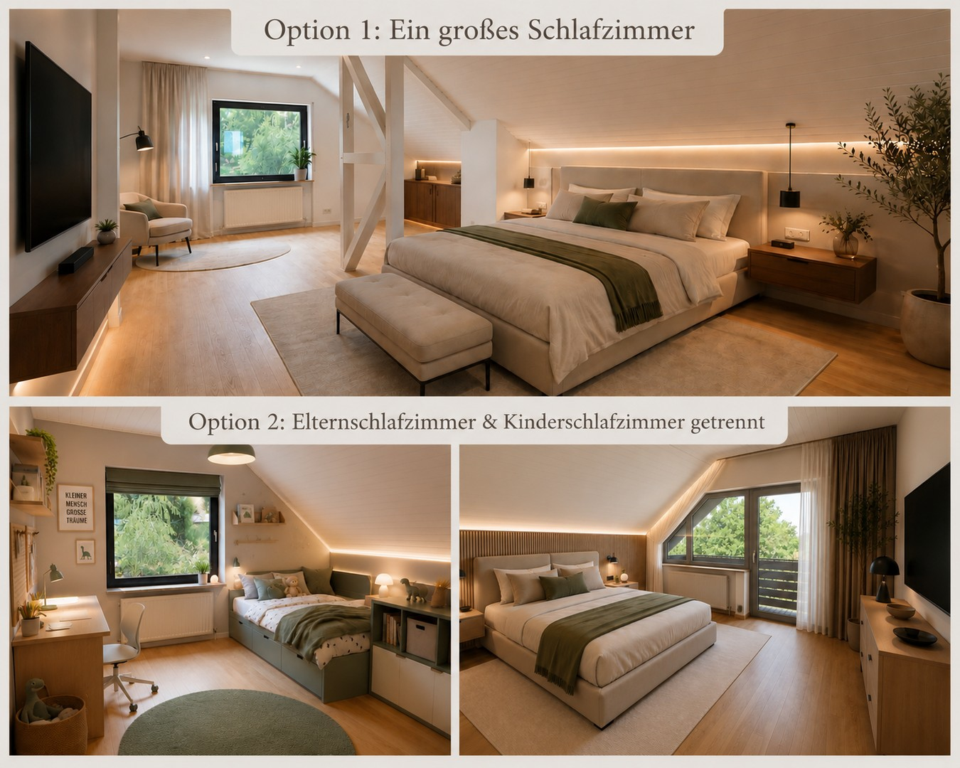Schlafzimmer  KI-generiert