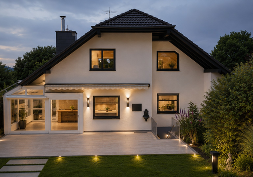 Gartenansicht  KI-generiert