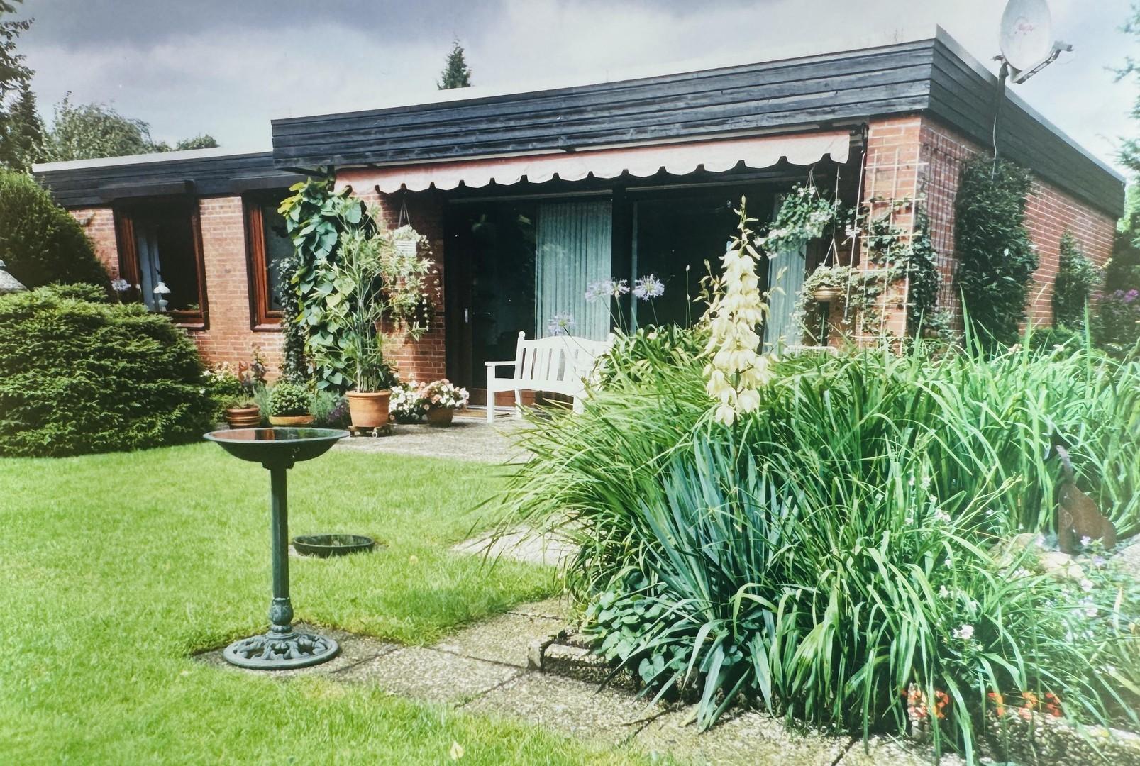 Garten/Terrasse früher