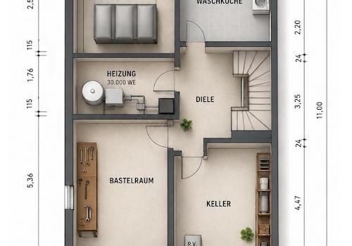 Grundriss Kellergeschoss