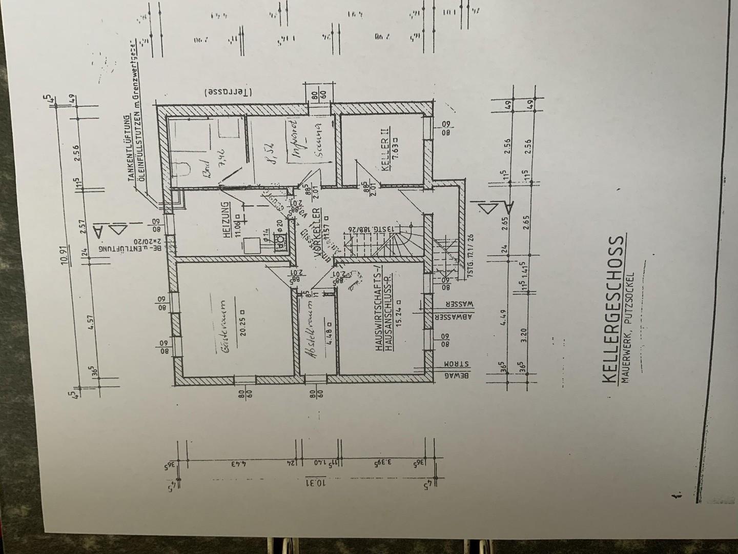 Grundriss Untergeschoss