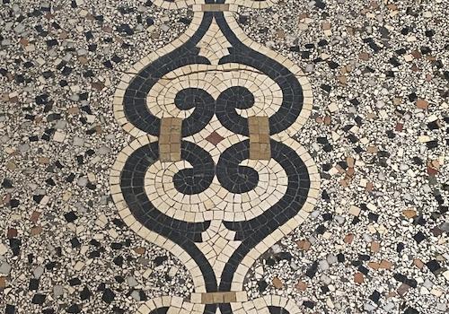 Terrazzoboden Eingang