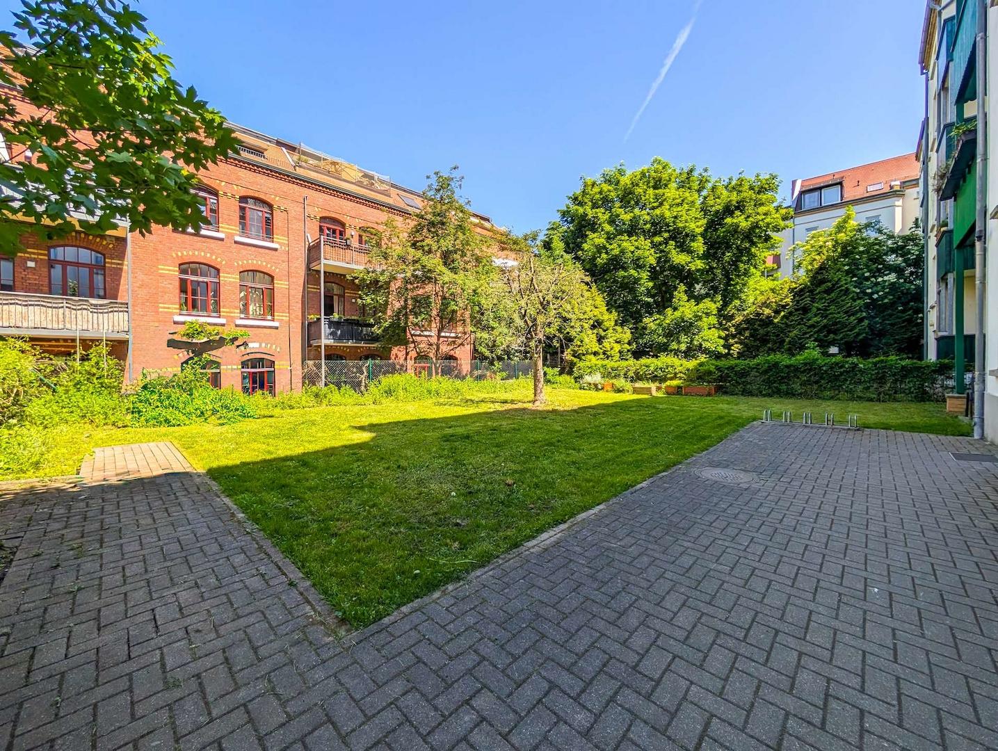 Viel Platz hinter dem Haus