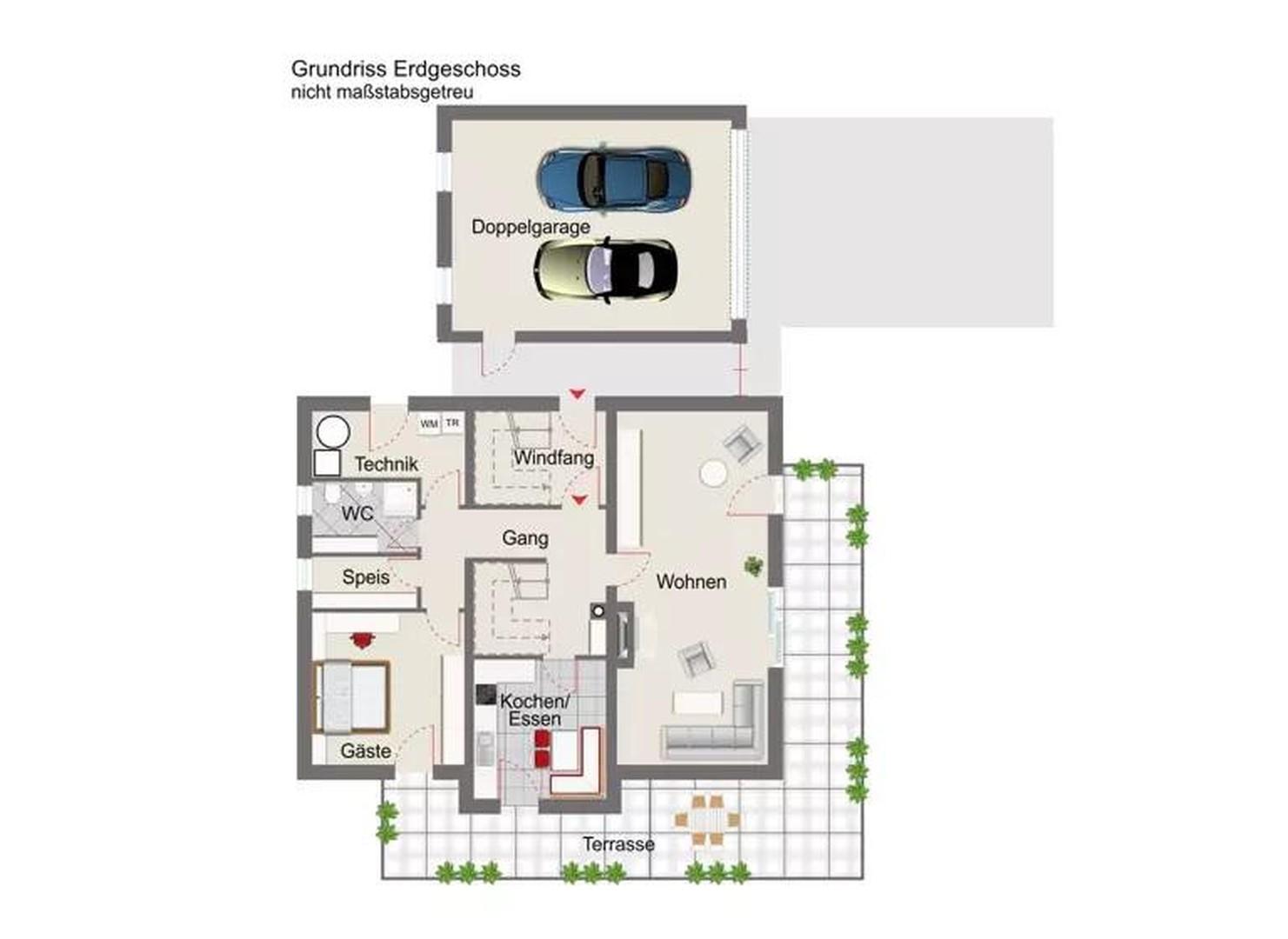 Grundriss Erdgeschoß