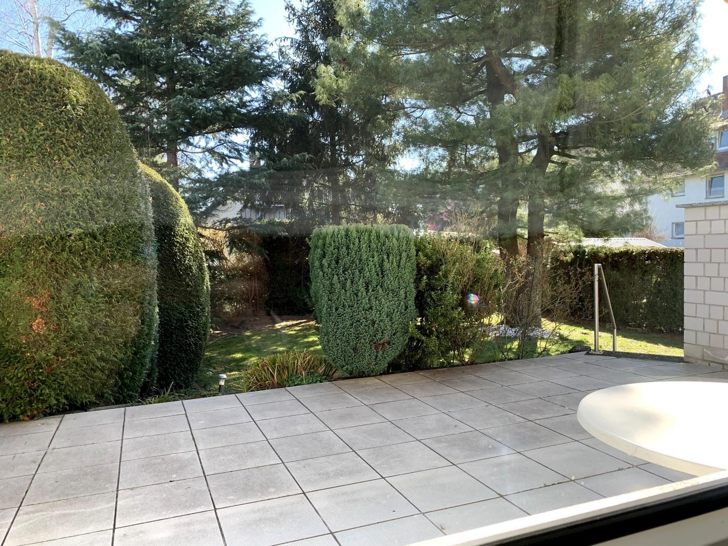 Blick auf die Terrasse