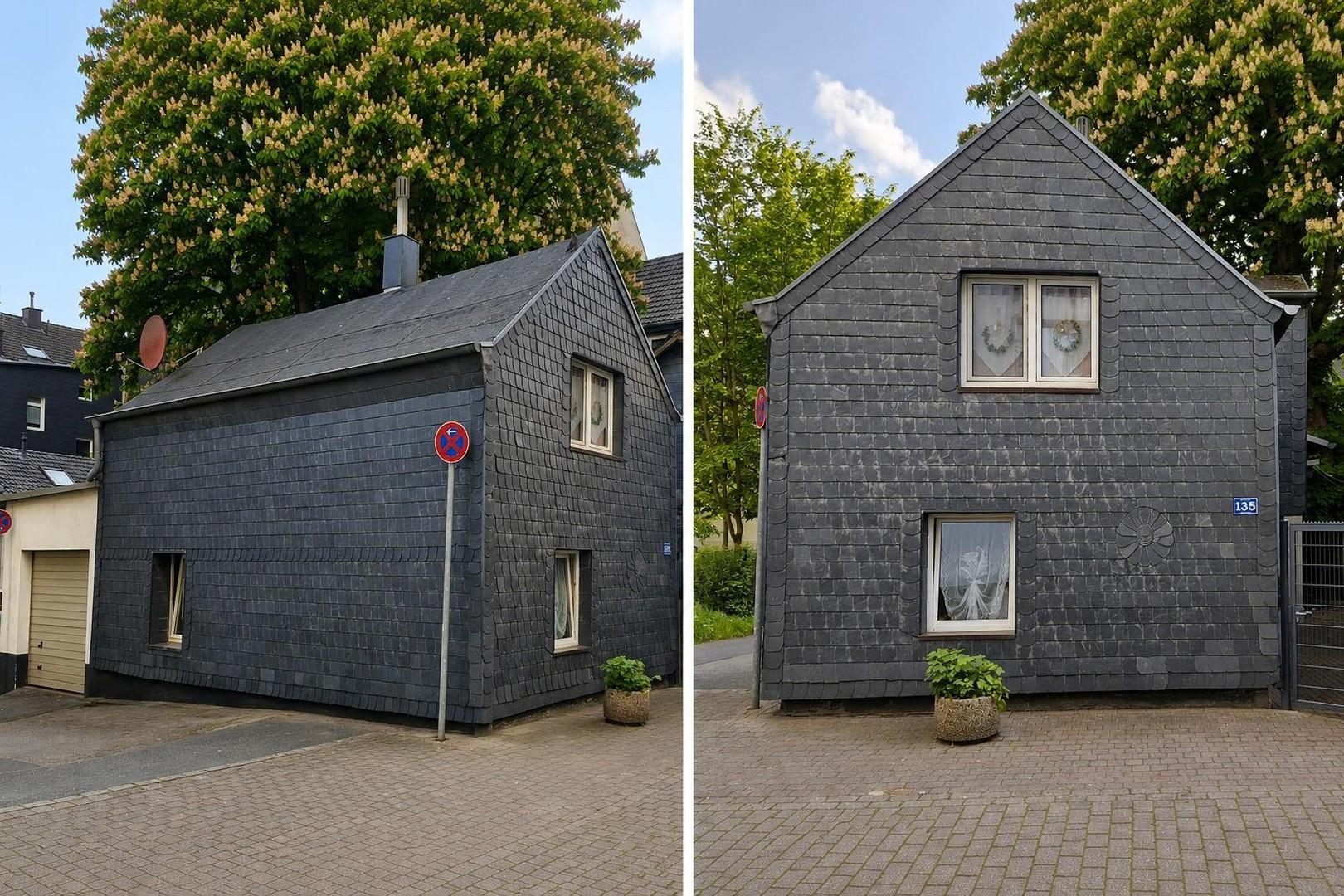 Fachwerkhaus in ruhiger Seiten