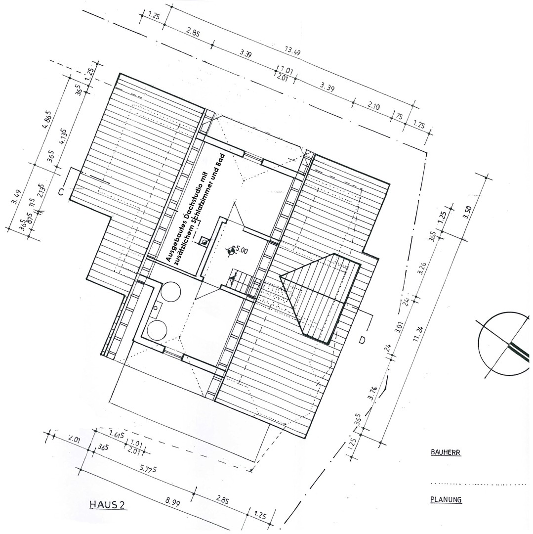 Grundriss Dachgeschoss