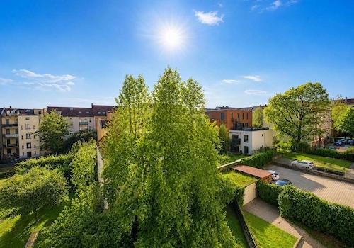 Blick vom Balkon