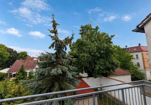 Blick vom Balkon