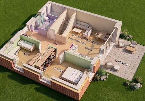 3D Grundriss EG