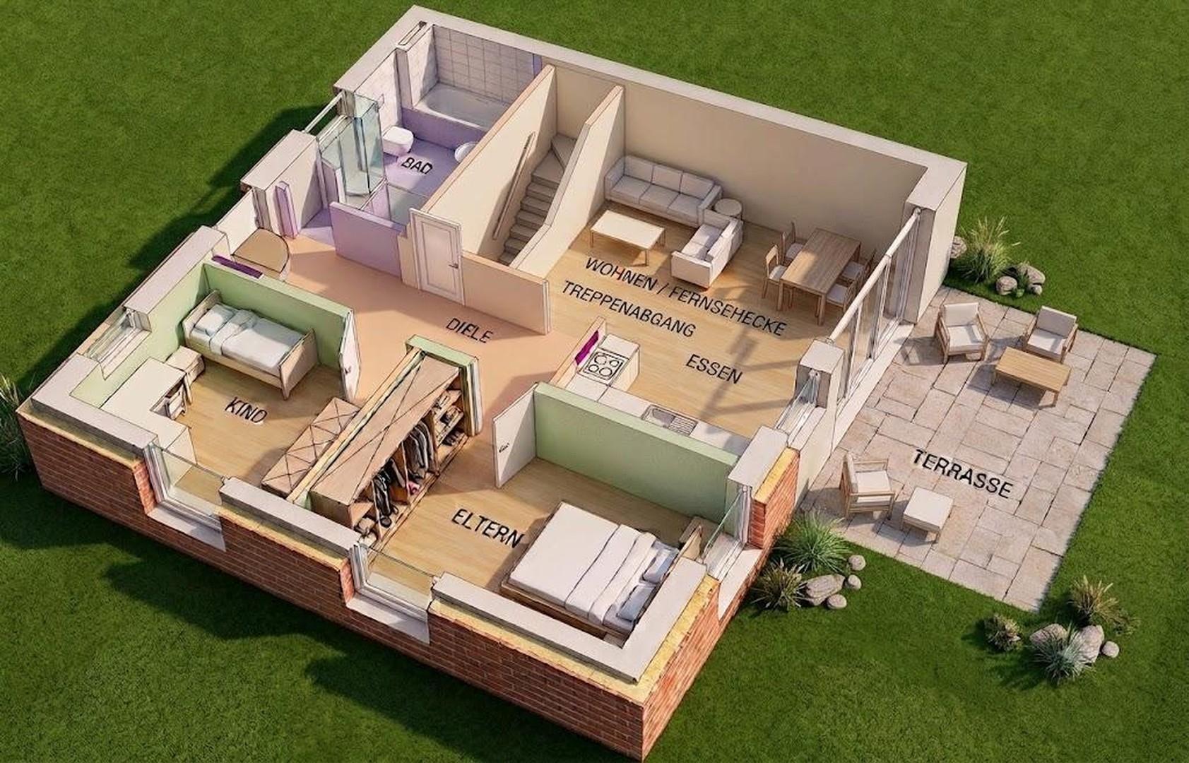 3D Grundriss EG